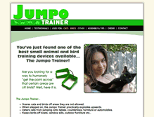 Tablet Screenshot of jumpotrainer.com